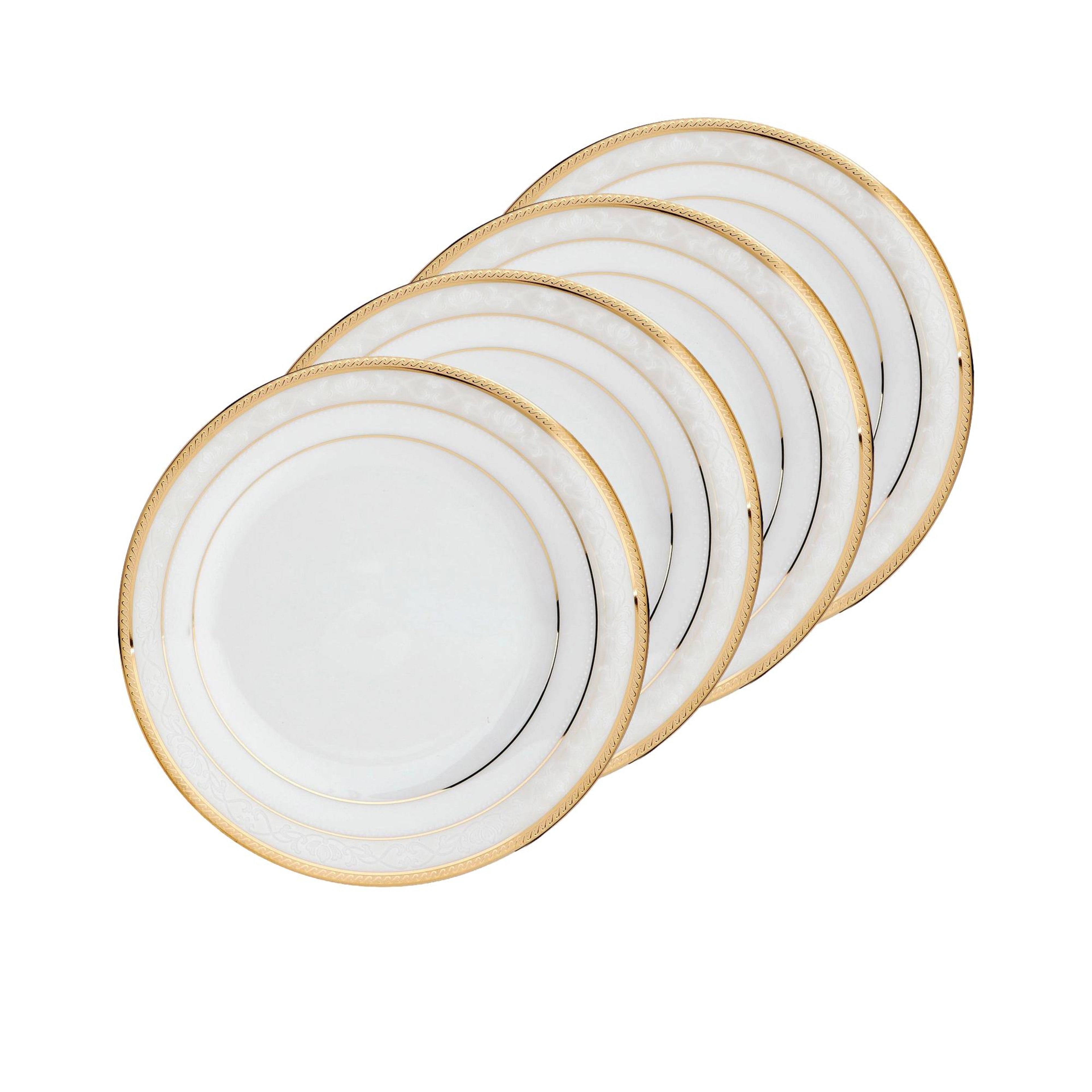 Noritake Hampshire Gold Plate 16cm Set of 4 | Kitchen Warehouse